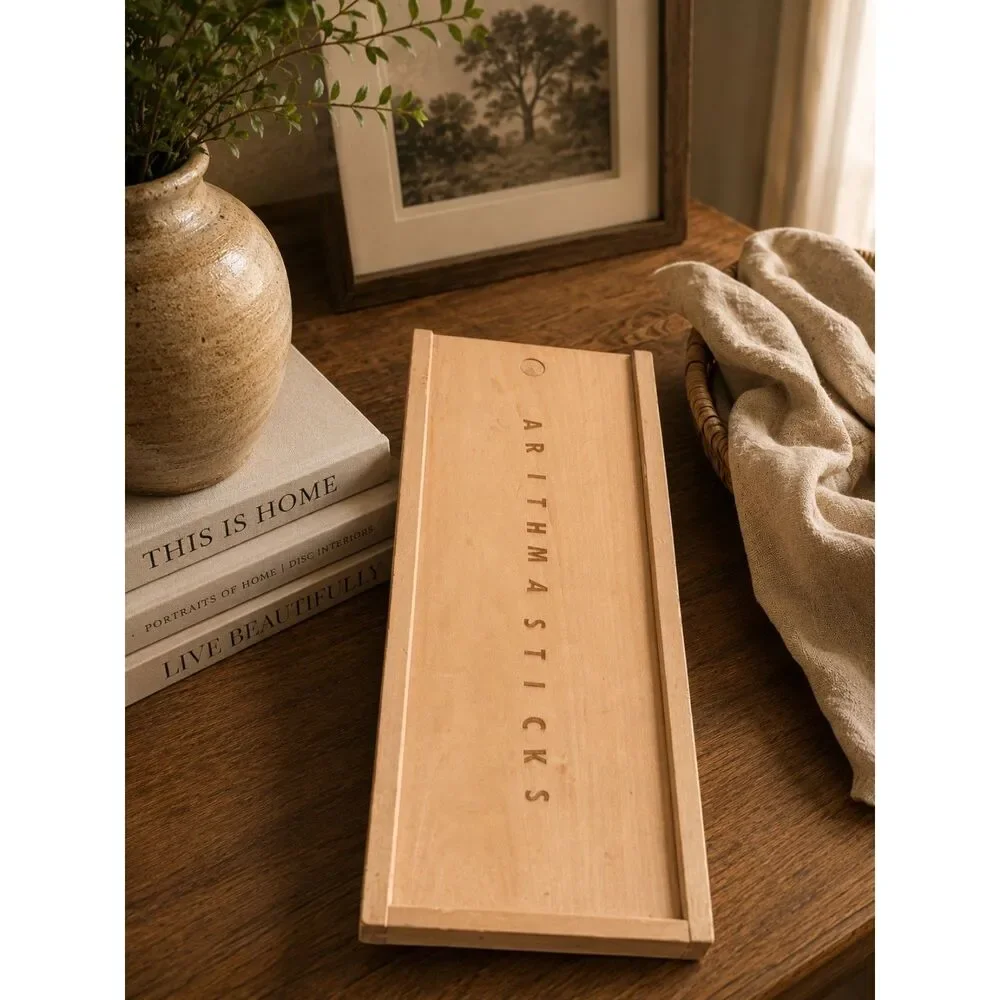 Vintage Arithma Sticks Wooden Math Learning Set